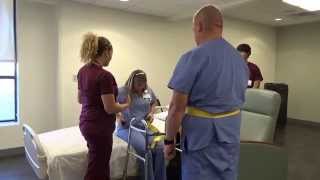 Physical Therapy Transfer Training  How To Transfer From Wheelchair To Bed [upl. by August]