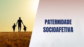 Paternidade socioafetiva [upl. by Filide]