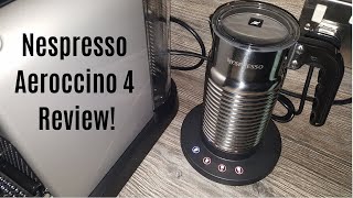 Nespresso Aeroccino 4 Milk Frother Review  Worth upgrading from the Aeroccino 3 [upl. by Anilyx867]