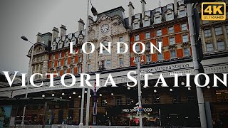 London Victoria Station Walk Through England 4K [upl. by Manas]