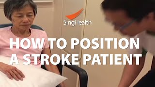 How To Position A Stroke Patient [upl. by Yennej]