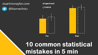 Ten Statistical Mistakes in 5 Min [upl. by Mackoff]