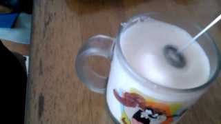 Aerolatte Review Frothing Cold Milk In Under 1 Minute [upl. by Oruntha245]